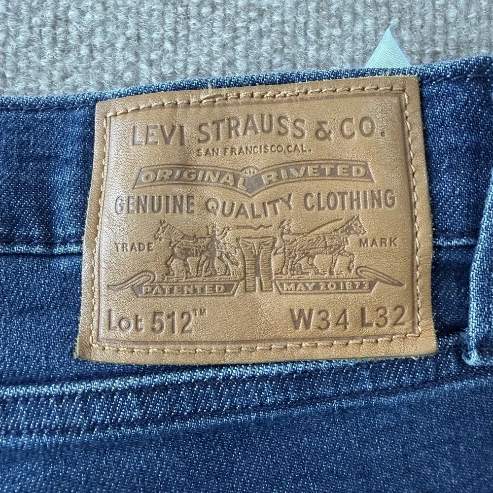 Levi's Big E Dark Wash Denim Men's Jeans Size 34X32‎